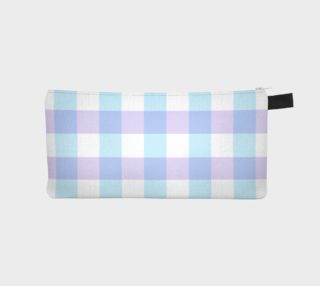 Gingham Duo Aqua On Lavender preview