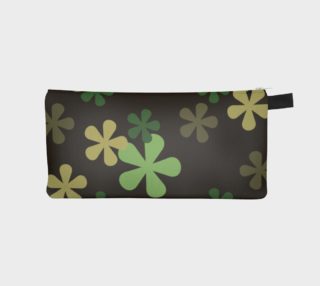 Camouflage Retro Flowers Pencil Case preview