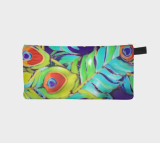 peacock feather silk paintg case preview