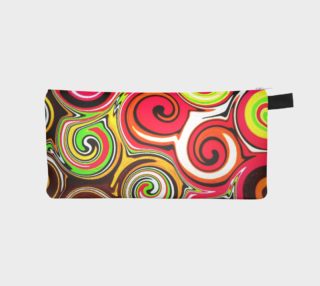 Swirl Me Pretty Colorful Cosmetics Case preview