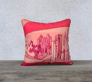 Douce Housse de coussin - Funny Pillow Case Rouge - Red preview