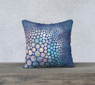 Dream Circles Indigo Pillow preview