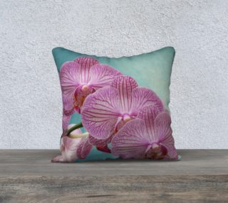 Aperçu de Purple Orchid 18 x 18 Pillow Case
