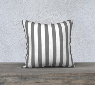 Medium Grey and White Stripes preview