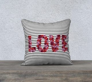 Aperçu de Blooming Love Pillow Case - 18"x18"