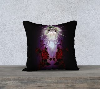 Angel of Light Goth Art Pillow preview