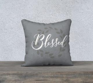 Blessed Wreath Pillow preview