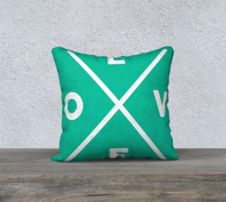 LOVE CRISS-CROSS Pillow Design preview