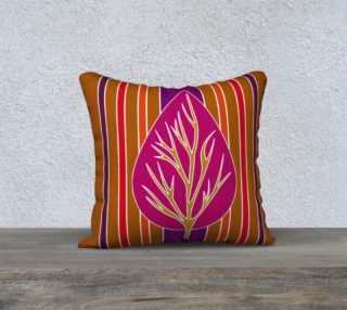 Leaf in Warm Tones Pillow 18 190219C preview