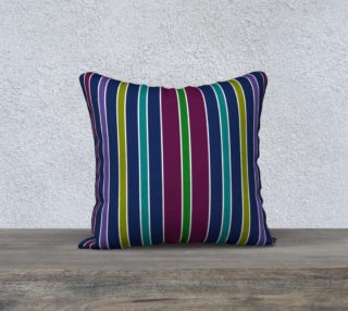 Stripes in Cool Tones Pillow 18 190218D preview