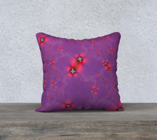 Flower Galaxy in Red on Violet preview