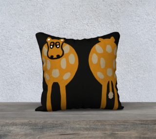 Silly Cow Pillow Case 18" x 18' preview
