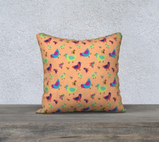Pillow with birds preview