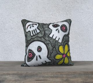 Digging for Skulls Pillow Case preview