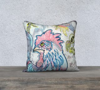 Rooster Road Pillow Case preview