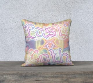 Pastel Goth Throw Pillow by Tabz Jones  preview