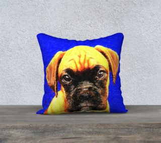 Boxer Dog 18x18 throw pillow preview