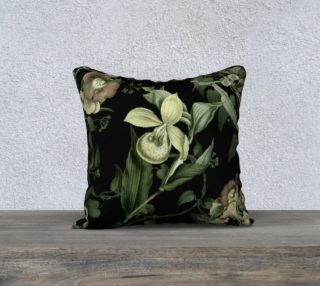 Orchid green vintage style 18x18 preview