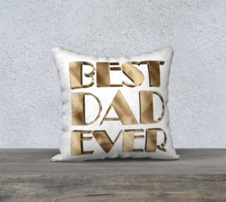 Best Dad Ever Gold Look Elegant Typography preview