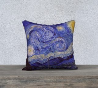 Vincent Van Gogh Starry Night Throw Pillow preview