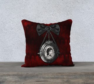 Victorian Cameo Gothic Pillow preview