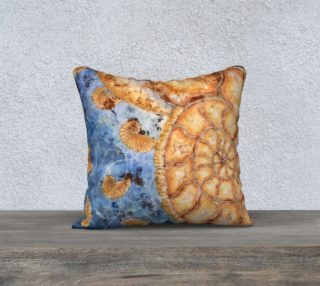 Nautilus Shell Fibonacci Under the Sea 18x18 Pillow preview
