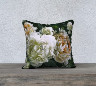 Peony and Dogwood Pillow 18x18 preview