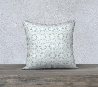 Aperçu de Holiday Snowflake Pillow