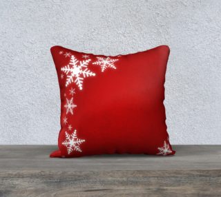 Winter Snowflakes Red Christmas preview