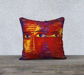 Conundrum III, Abstract Purple & Orange Goddess preview