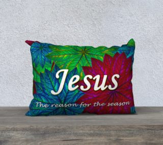 Jesus The Reason for the Season 20inX14in Pillow Case preview