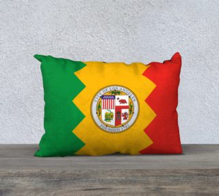 LA Flag Pillow 20 x 14 preview