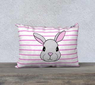 Aperçu de Rosie the Rabbit Pillow Case - 20"x14"