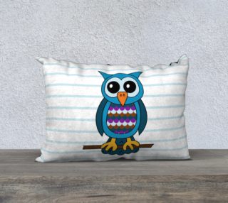 Oliver the Owl Pillow Case - 20"x14" preview