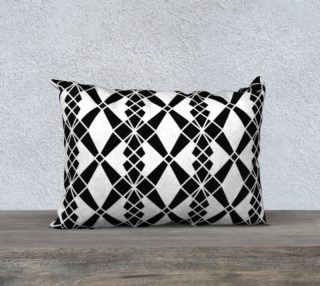 Abstract geometric pattern - black and white. preview