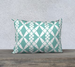 Abstract geometric pattern - blue and white. preview