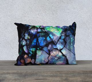 Multicolor crashglass pillow aperçu