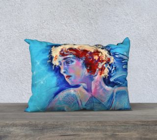 Fire Maiden Portrait Pillow Case preview