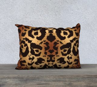 Leopard Print Warm Ombre Brown Mirror preview