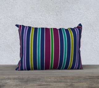 Stripes in Cool Tones Pillow 20X14 190218D preview