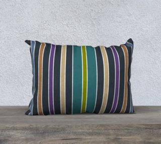 Stripes in Earthy Tones Pillow 20X14 190220D preview