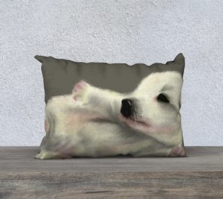 Adorable Puppy Pillow Case 20" x 14"  preview