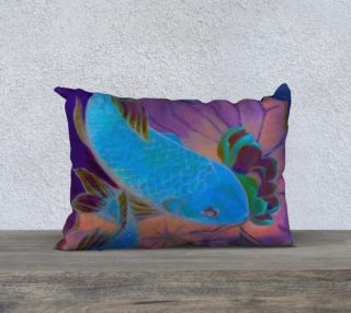 Midnight Koi 20 x 14 Pillow preview