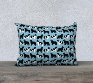 Landseers and Blacks Newfy Pillow preview