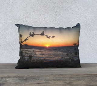 Surf Sunset 20x14 pillow case preview
