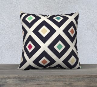Modern Trendy Geometric Patter in Fresh Vintage Coffee Style Colors preview