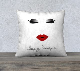 Sleeping Beauty Pillow Case - 22"x22" preview