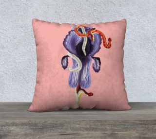 Aperçu de Iris pillow, millenial pink