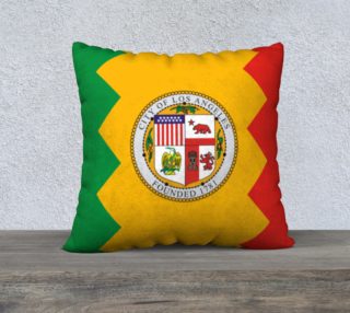 LA Flag Pillow 22 x 22 preview