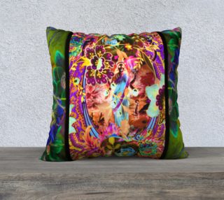 Bohemian Goddess Neon 22 x 22 Pillow preview